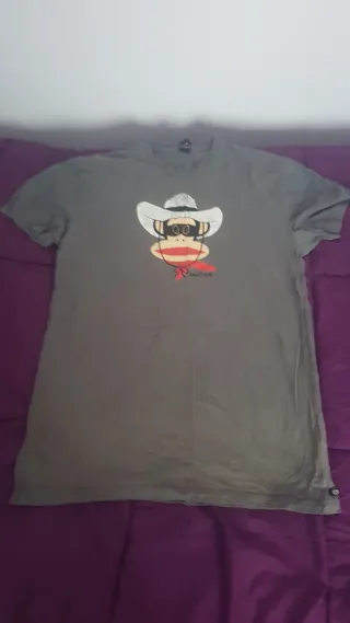 Camiseta Paul Frank Talla M Mono Vaquero