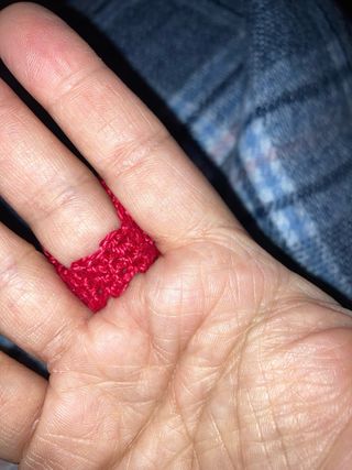 Anillo Crochet Bandera