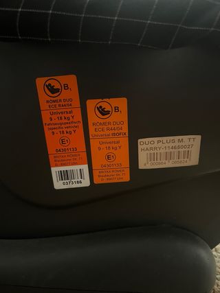 Silla coche Romer Britax