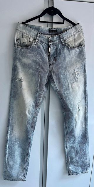 Pantalón Antony Morato Rayas Azul Blanco