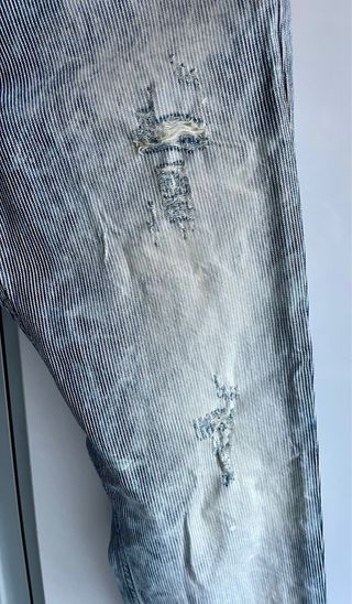 Pantalón Antony Morato Rayas Azul Blanco