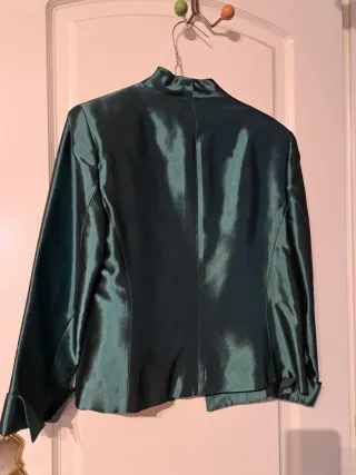Chaqueta fiesta mujer verde