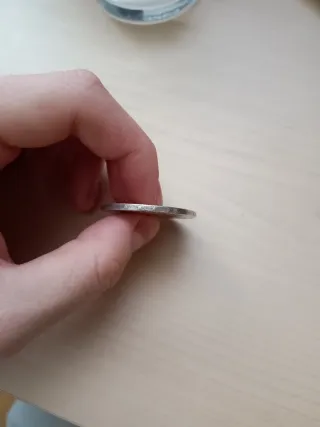 Cinco Pesetas 1870 estrellas 18-70