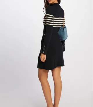 Vestido de punto Morgan rayas