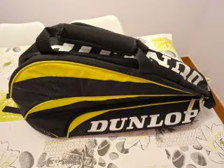 Paletero Dunlop Negro y Amarillo