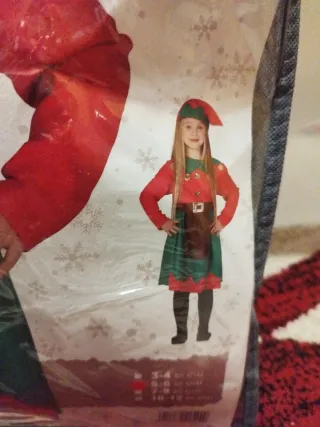 Vestito Carnevale Bambina Elfo