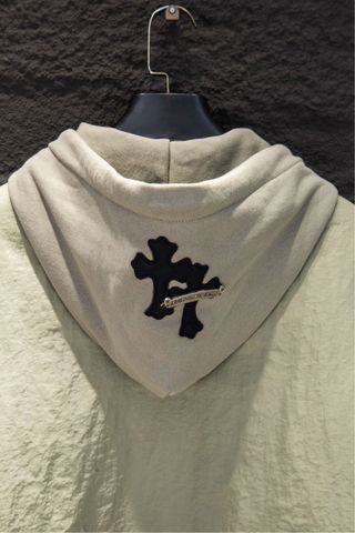 Cazadora Chrome Hearts Verde y Plata