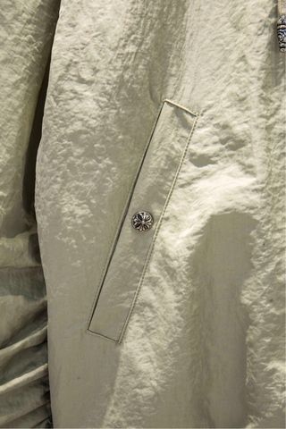 Cazadora Chrome Hearts Verde y Plata