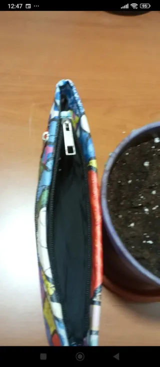 Bolso de mano estampado