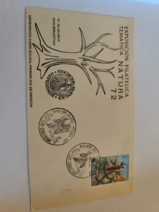 Sobre 1er Día de Emisión Natura 72 España