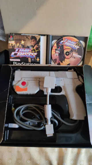 Time Crisis 1 + GunCon 45 PlayStation 1 Completo