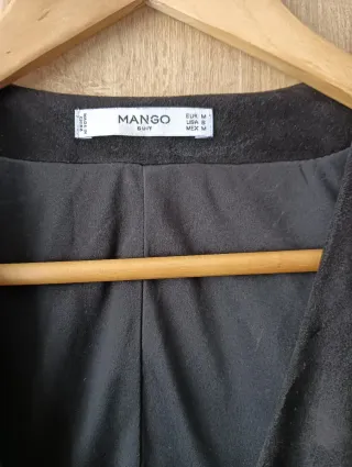Vestido Mango Negro Talla M