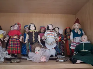 Bambole in porcellana vintage