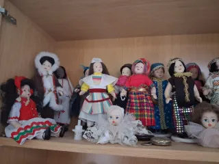 Bambole in porcellana vintage