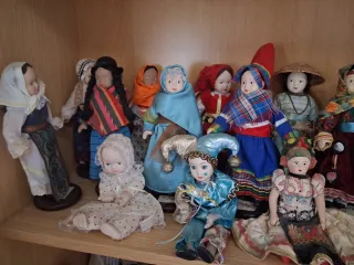 Bambole in porcellana vintage