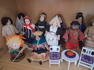 Bambole in porcellana vintage