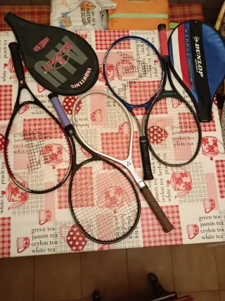 Raquetas, varias marcas y modelos