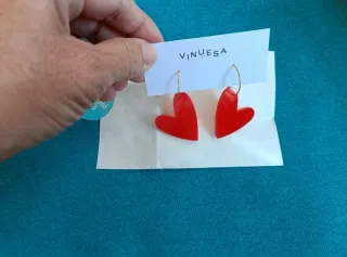 Pendientes "Vinuesa"Sin usar