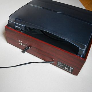 Tocadiscos Camry estilo Vintage Negro/Marrón