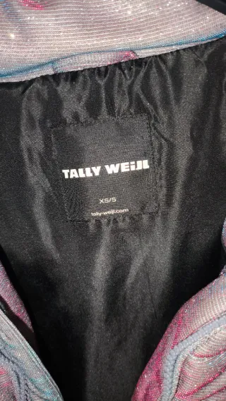 Giacca Tally Weijl Glitterata Viola/Argento