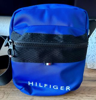 Bandolera Tommy Hilfiger Hombre Azul/Negro