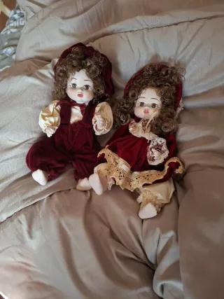 Bambole di porcellana vintage