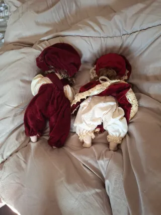 Bambole di porcellana vintage