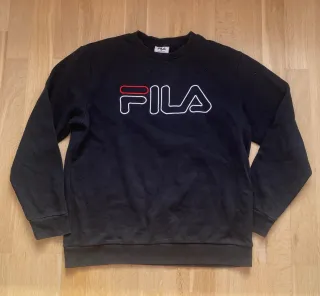 Sudadera Fila Negra Logo