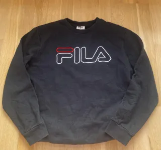 Sudadera Fila Negra Logo