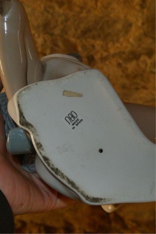 Figura bailarina con tela