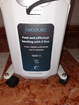 Radiador Aceite Cecotec 1000W