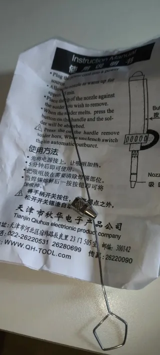 Bomba Desoldadora Eléctrica