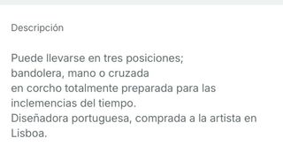 Mochila/Bandolera/Bolso en Arte