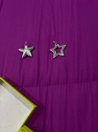 Colgantes estrella aluminio reciclado