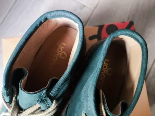 Botines de Piel verdes