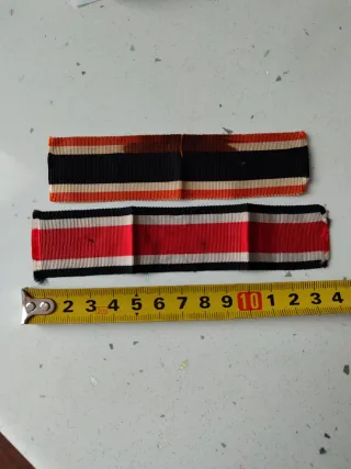 Cinta original medalla cruz hierro y mérito alemán