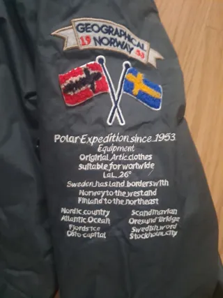 Cazadora Geographical Norway con capucha