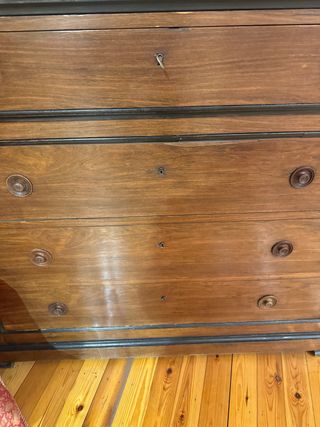 Cómoda Isabelina Madera y Mármol