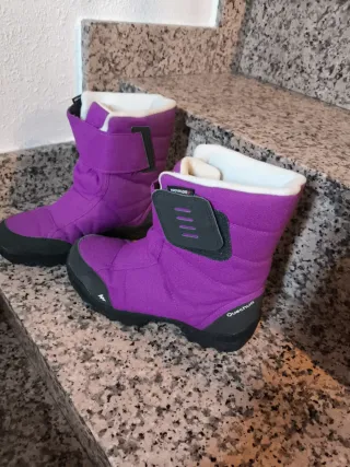 Botas de nieve moradas