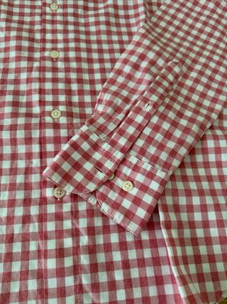 Camisa cuadros rosa Massimo Dutti Talla M