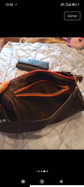 Bolso Desigual Negro Multicolor