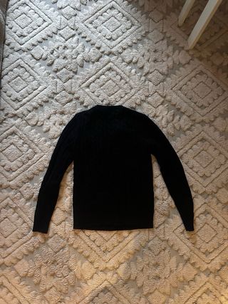 Jersey Polo Ralph Lauren Negro Cable Knit