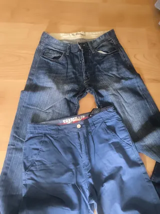 Lote 4 pantalones varios colores y estilos