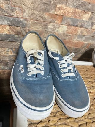 Zapatos Vans Azules Cielo