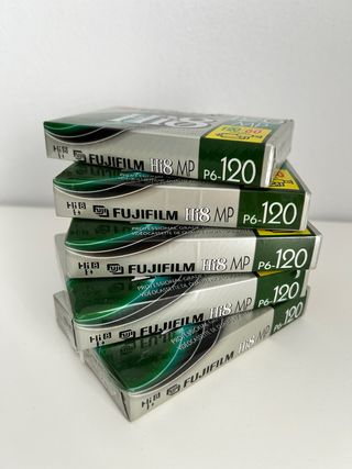 Lote 5 cintas Fujifilm Hi8 MP P6-120