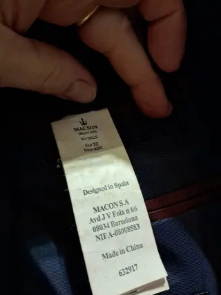 Americana sport MACSON azul