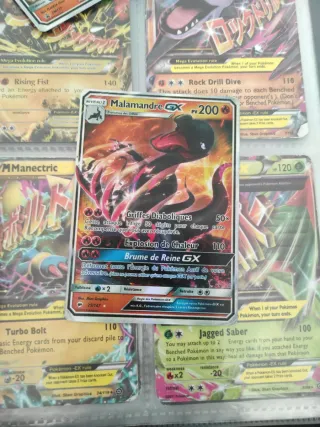 Pack Cartas Pokémon Malamandre GX y Reshiram GX