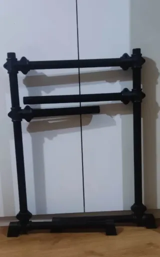 Rack Batería Tubo Negro