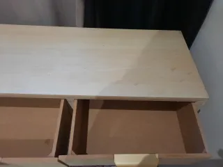 Consola recibidor madera y metal