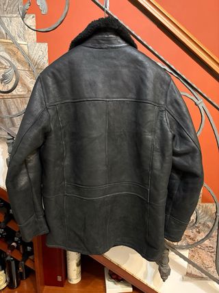 Cappotto Montone Shearling Vera Pelle Vintage